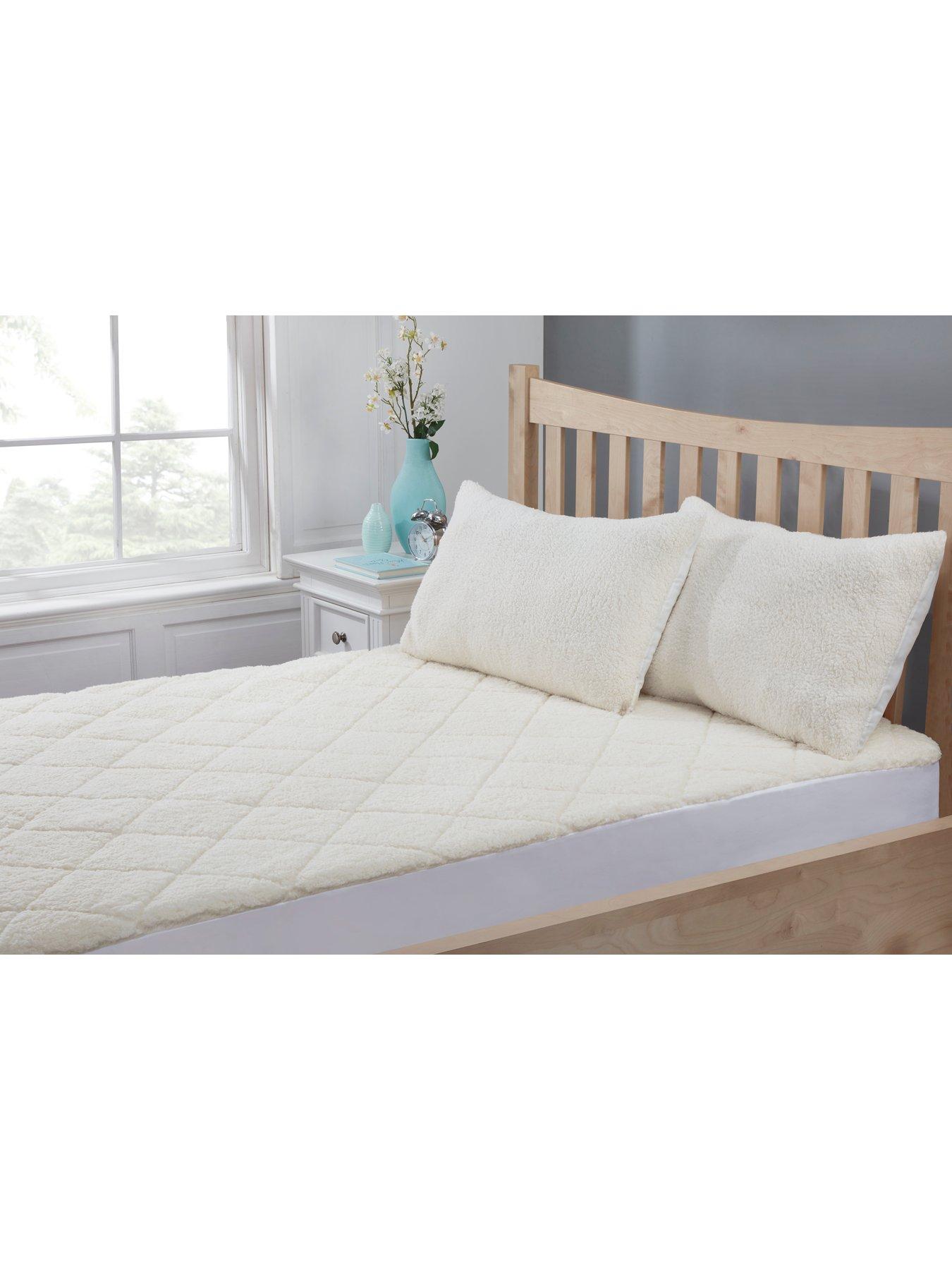 Image 4 of 4 of Very Home Super Soft Teddy Fleece Pillow Protectors (Pair)