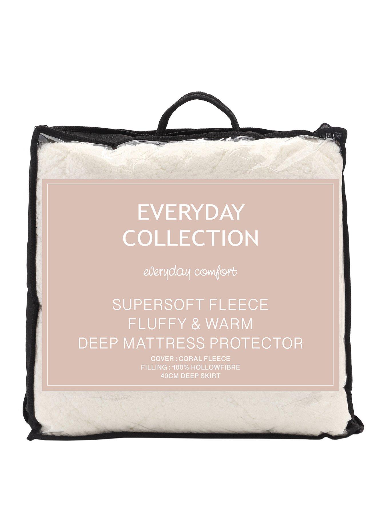 very-home-super-soft-teddy-fleece-mattress-protector