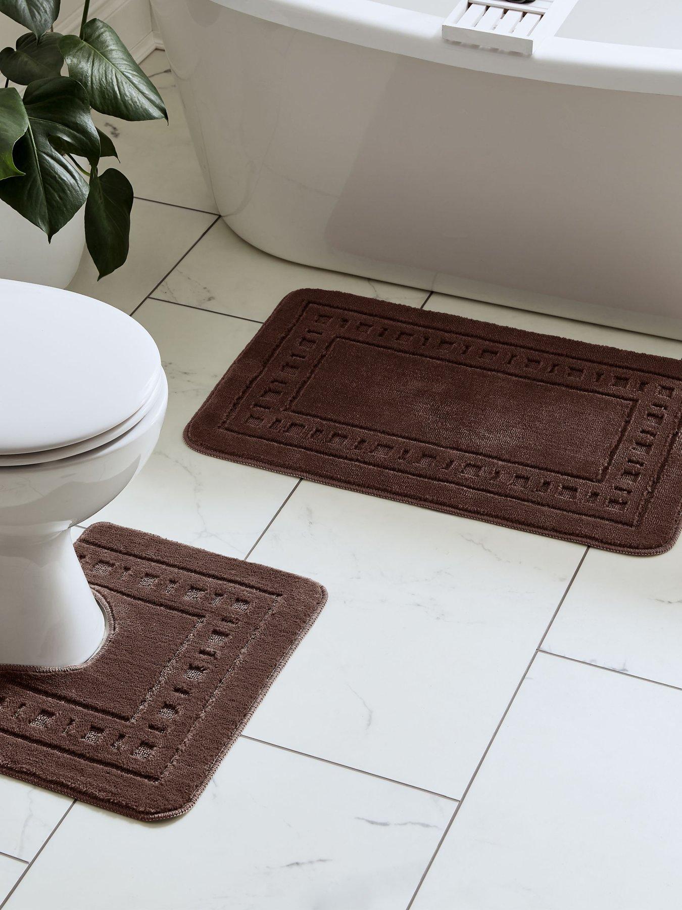 catherine-lansfield-armoni-bath-and-pedestal-mat-set