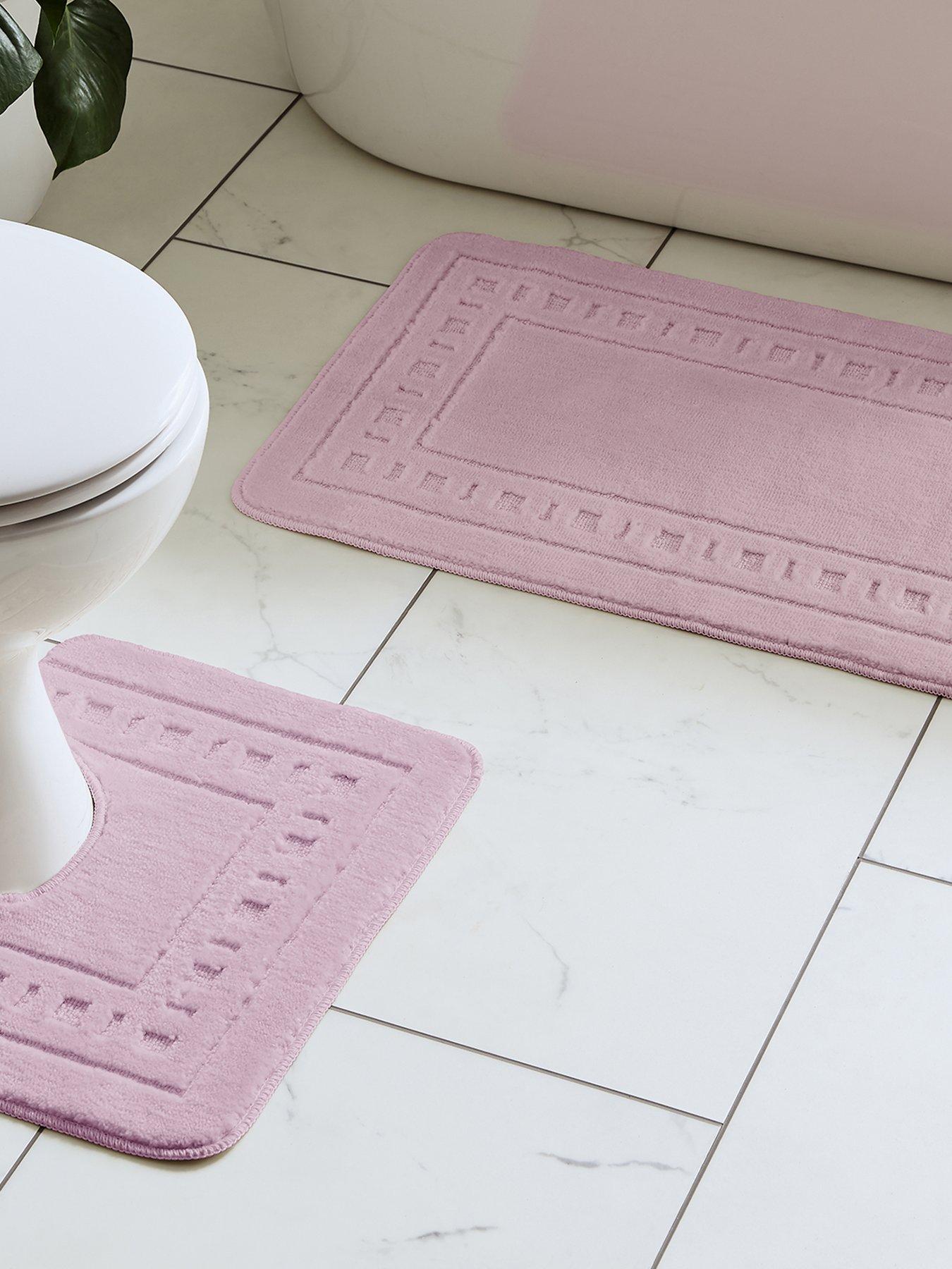catherine-lansfield-armoni-bath-and-pedestal-mat-set