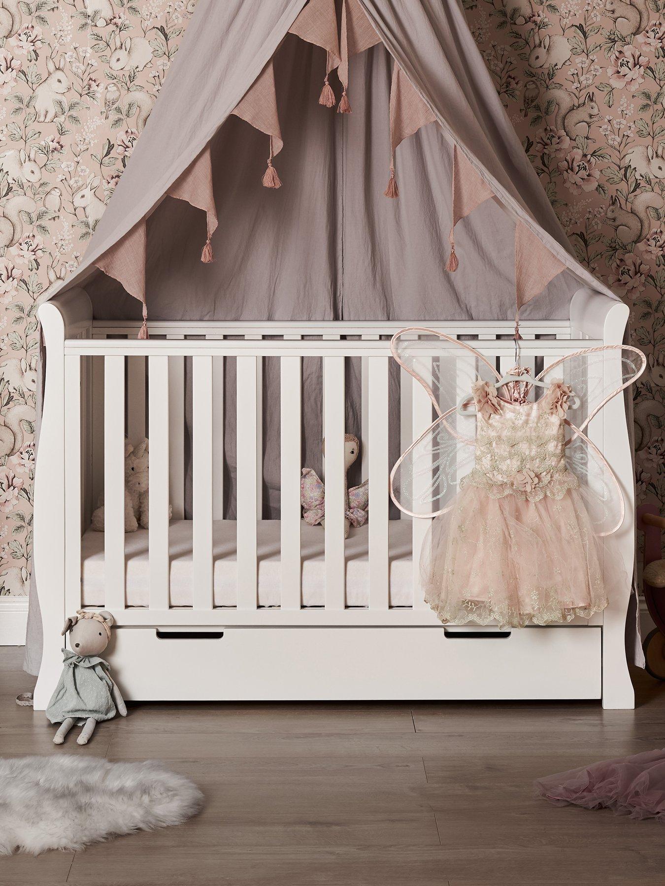undefined Stamford Mini Sleigh Cot Bed