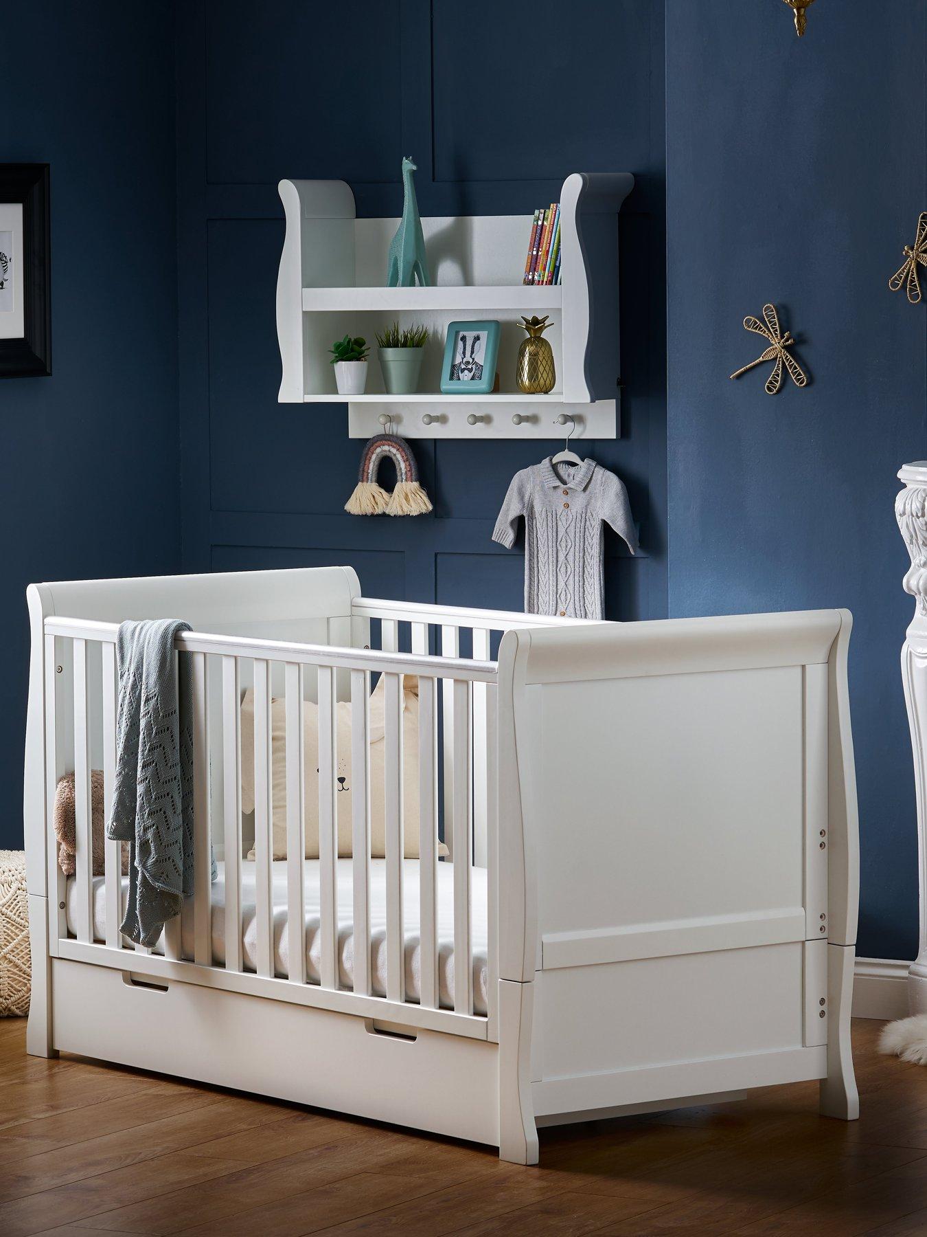 Image 3 of 7 of Obaby Stamford Classic Sleigh 3-Piece Nursery Furniture Set