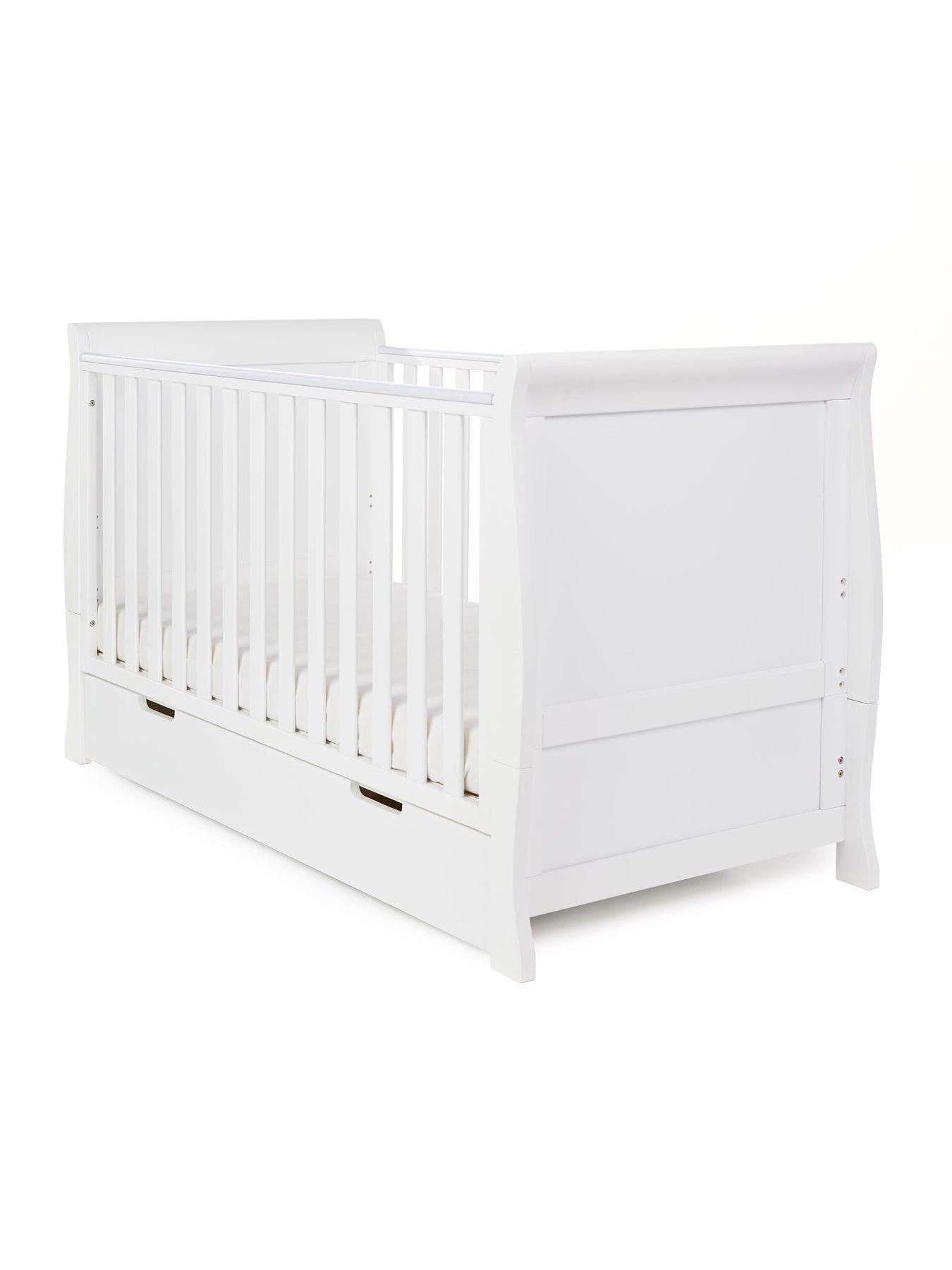 Image 5 of 7 of Obaby Stamford Classic Sleigh 3-Piece Nursery Furniture Set