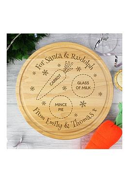 the-personalised-memento-company-personalised-christmas-eve-round-treats-board