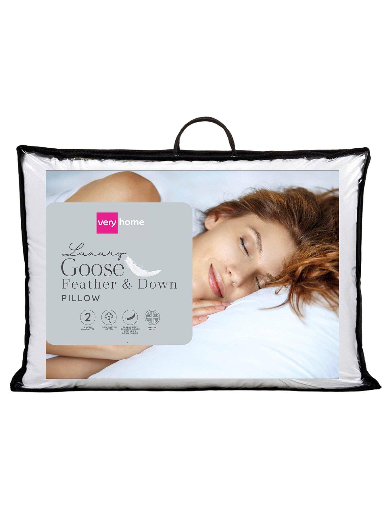 Image 1 of 4 of The Very Collection Luxury Goose Feather &amp; Down Pillow Pair