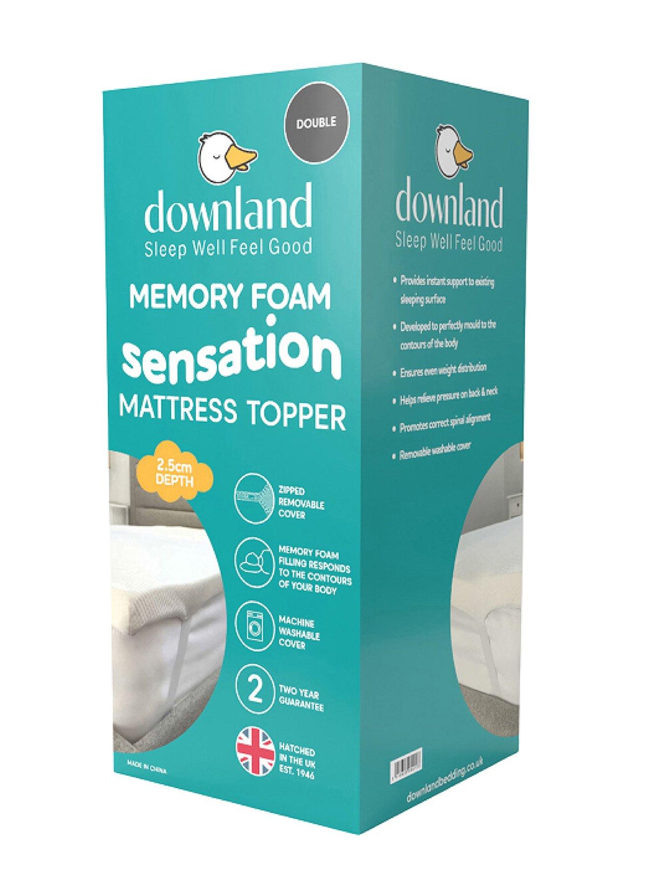 Image 1 of 3 of The Very Collection Memory Foam 2.5 cm Mattress Topper