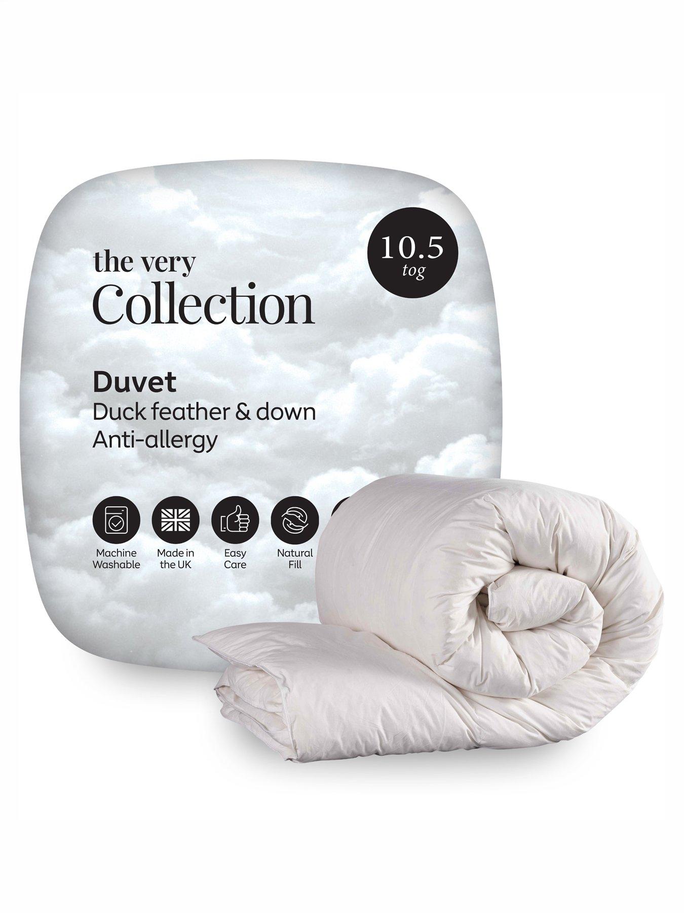 The Very Collection Anti-Allergy Duck Feather and Down 10.5 Tog Duvet