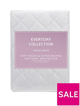 everyday-collection-soft-touch-amp-extra-bounce-mattress-protector