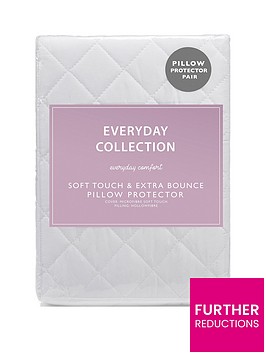 everyday-collection-soft-touch-amp-extra-bounce-pillow-protector-pair
