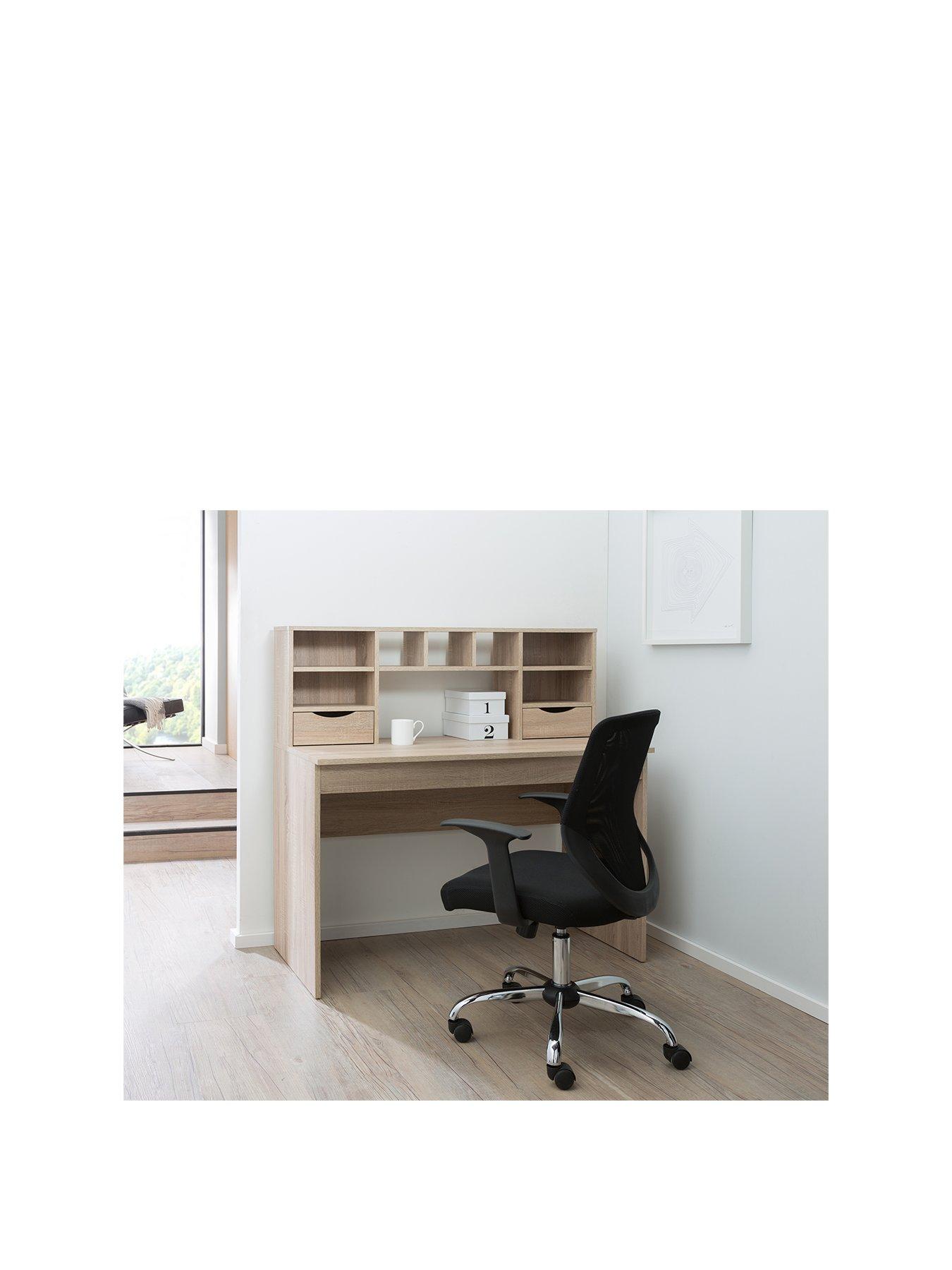 Image 1 of 2 of Dorel Home Albion Desk with Shelves and Drawers