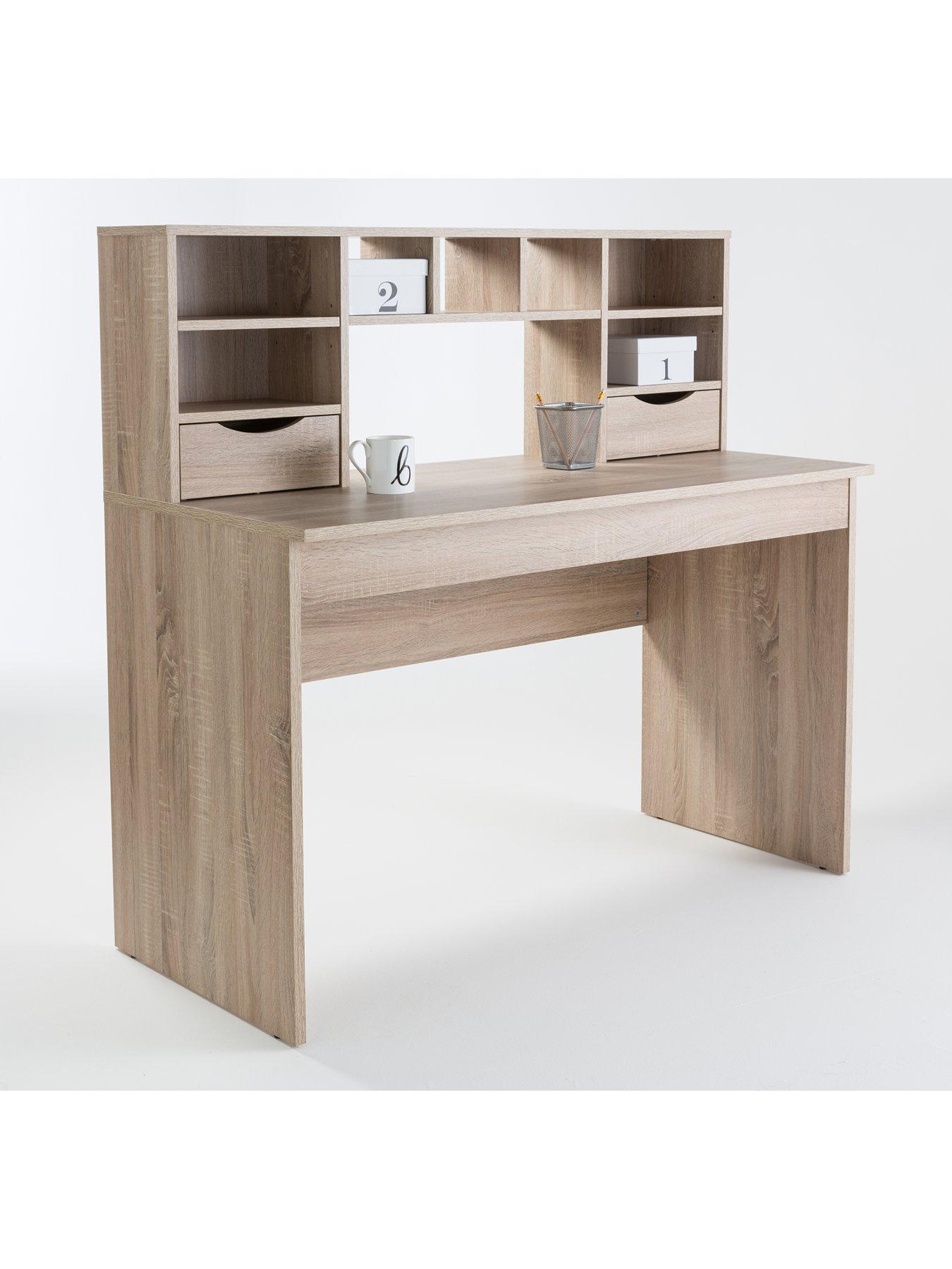 Image 2 of 2 of Dorel Home Albion Desk with Shelves and Drawers
