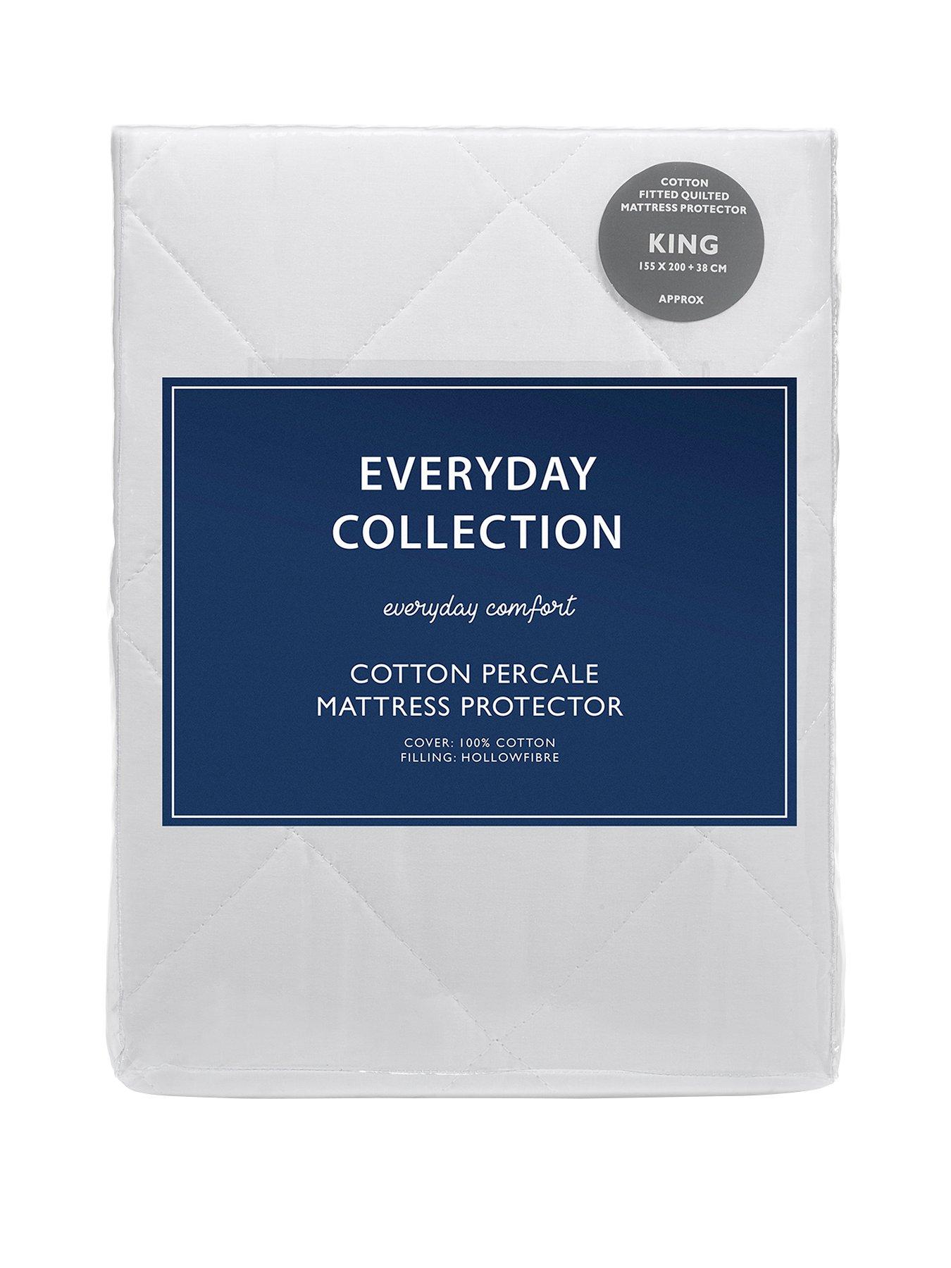 very-home-cotton-percale-quilted-mattress-protectorfront