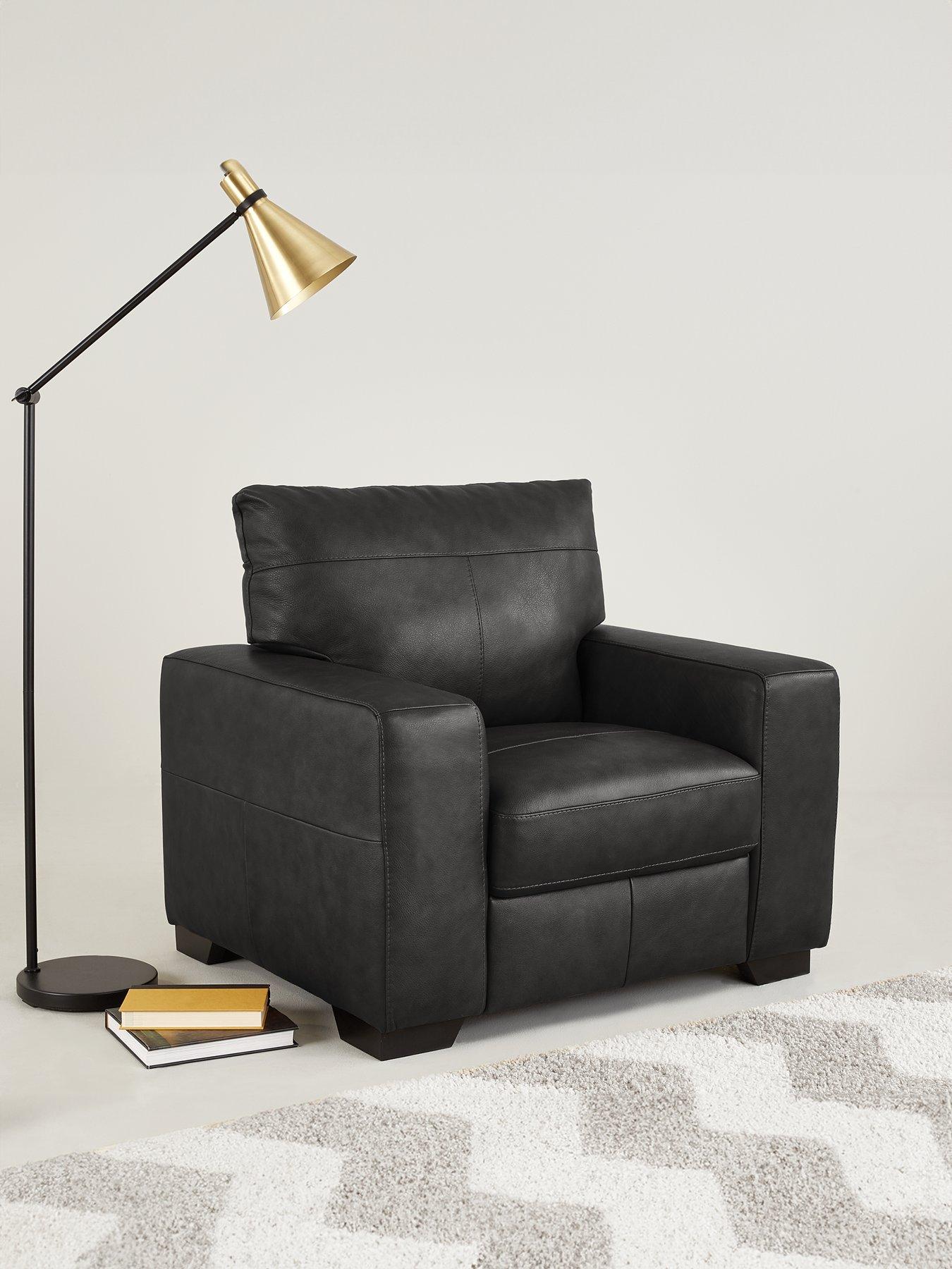 The Very Collection Hampshire Italian Leather Armchair - FSC® Certified