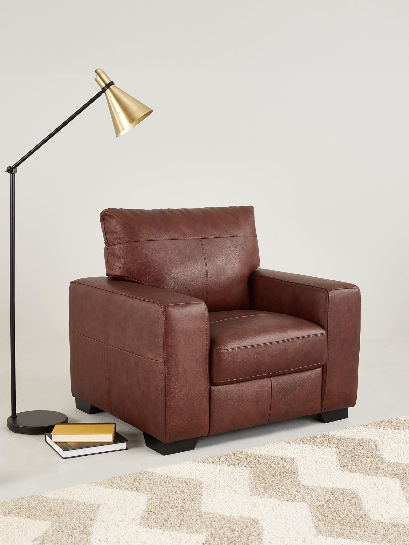 The Very Collection Hampshire Italian Leather Armchair - FSC® Certified