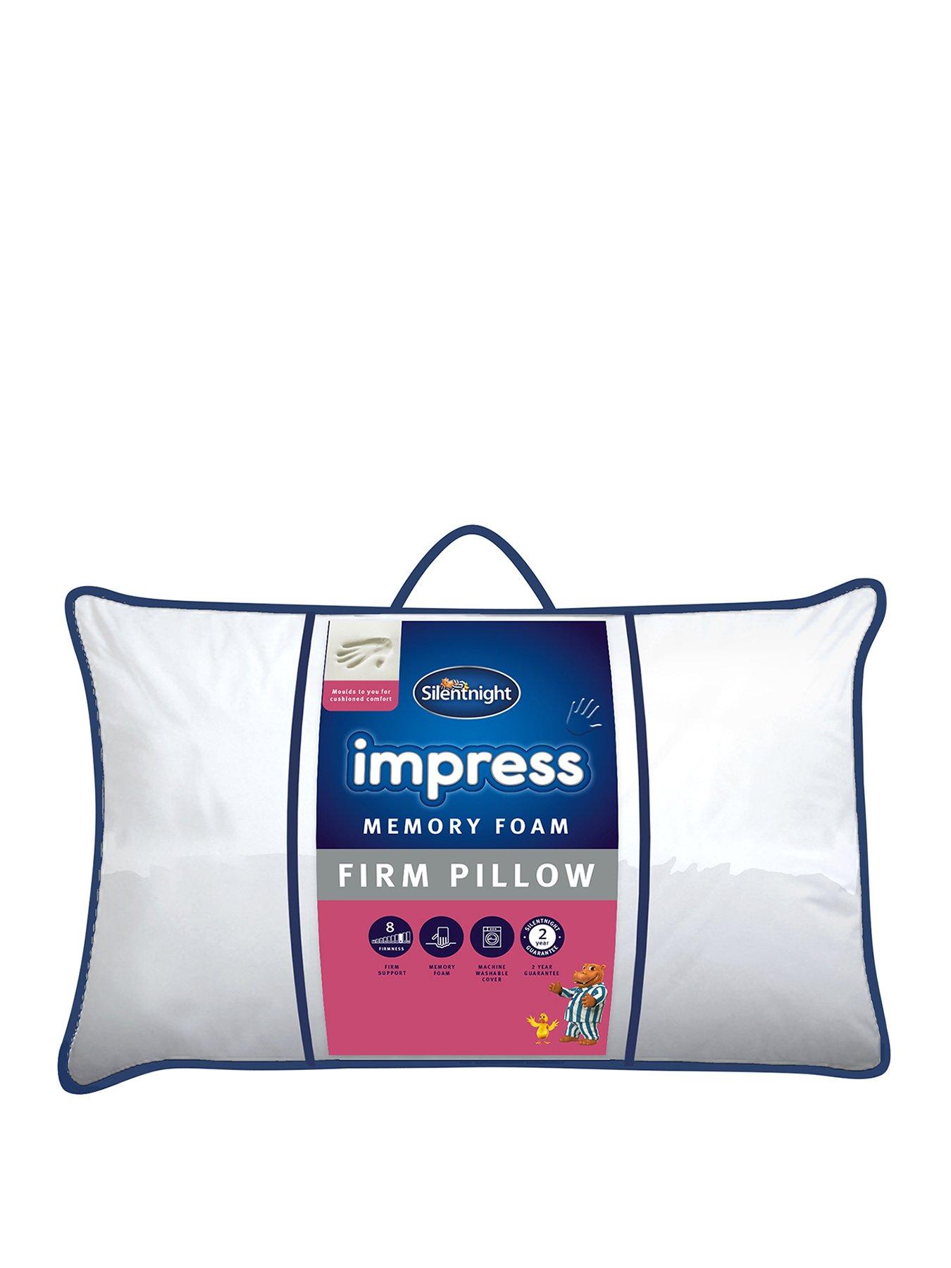 silentnight-firmnbspimpress-memory-foam-pillowfront