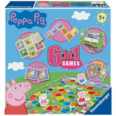 Ravensburger Ravensburger Peppa Pig 6-in-1 Games Box