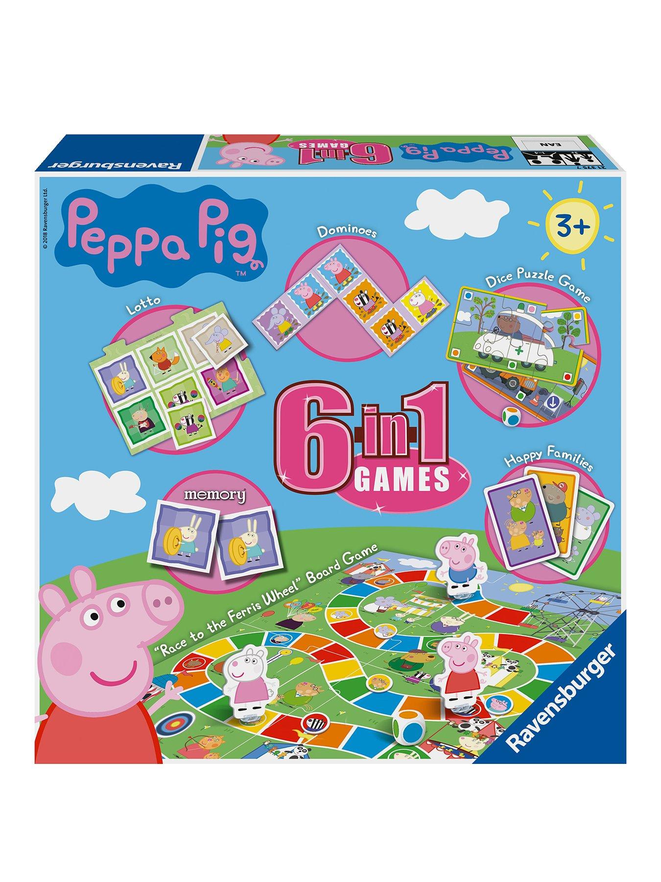 undefined Ravensburger Peppa Pig 6 in 1 Games Box