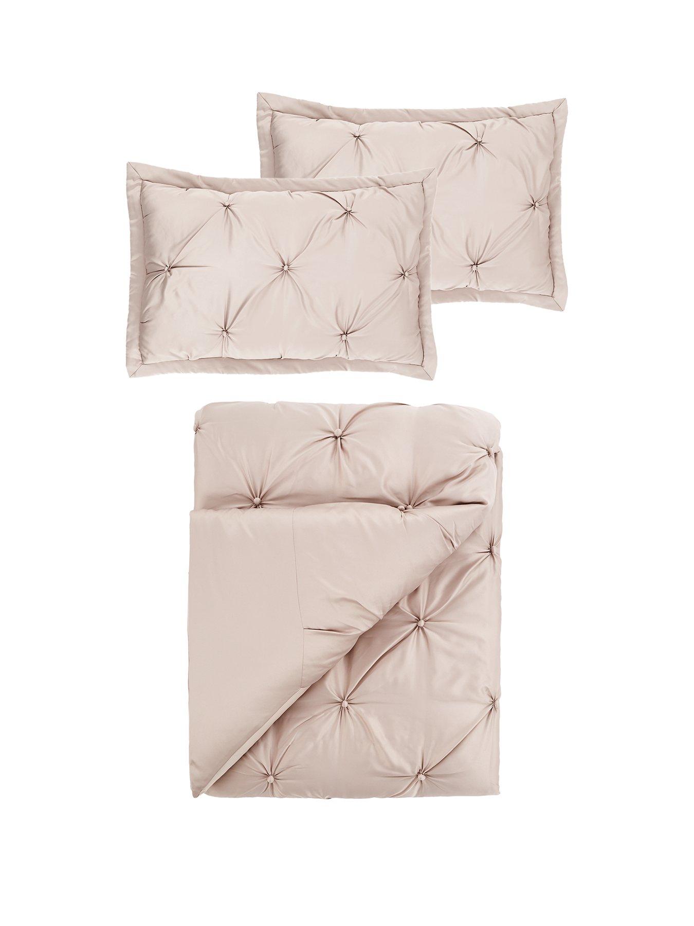 Image 1 of 3 of Very Home Bedspread Throw and Pillow Shams - Champagne