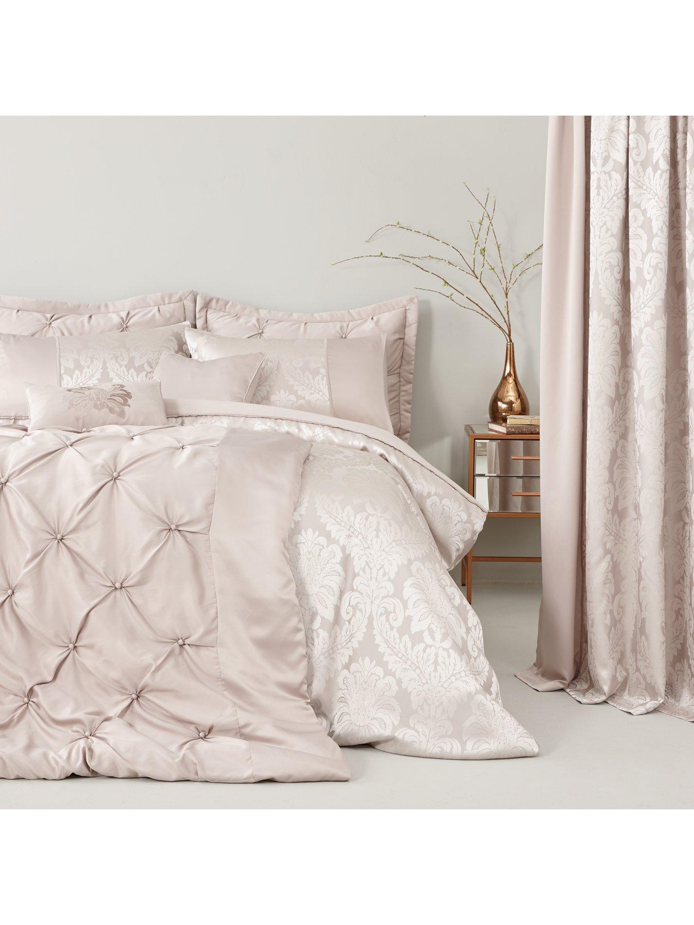 Image 3 of 3 of Very Home Bedspread Throw and Pillow Shams - Champagne