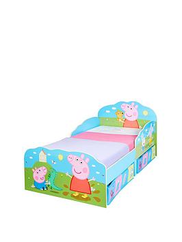 peppa-pig-toddler-bed-with-underbed-storage-drawers