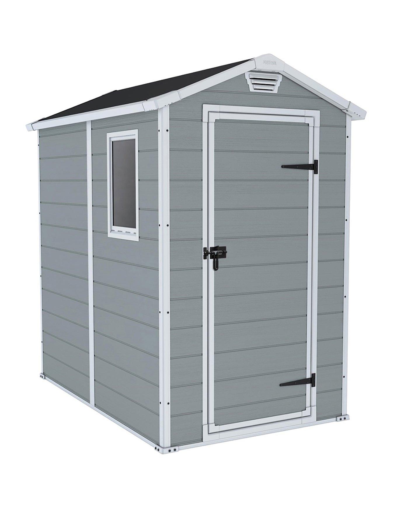 Image 2 of 7 of Keter 4x6&nbsp;ft&nbsp;Apex Manor Resin Garden Shed