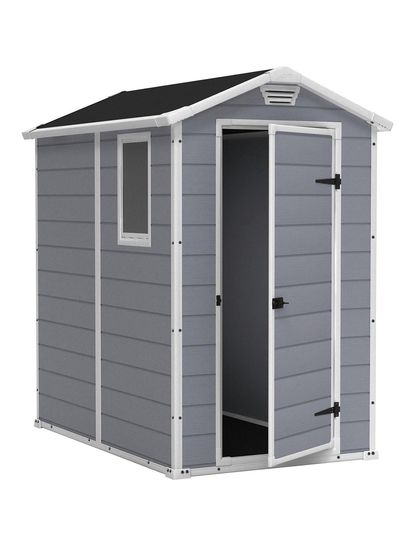Image 3 of 7 of Keter 4x6&nbsp;ft&nbsp;Apex Manor Resin Garden Shed