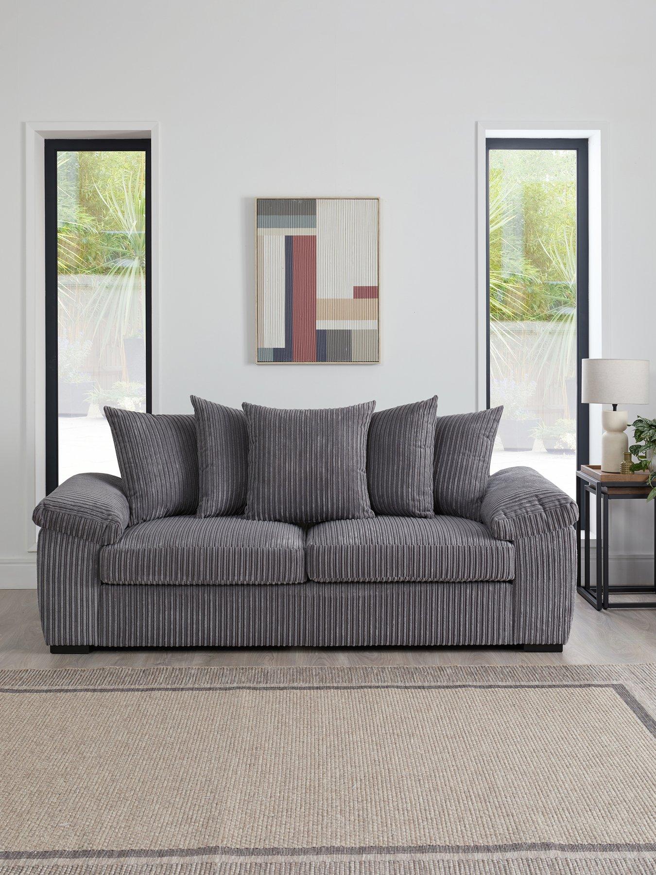 Image 1 of 7 of Very Home Amalfi&nbsp;3 Seater&nbsp;Scatter Back Fabric Sofa&nbsp;- FSC&reg; Certified