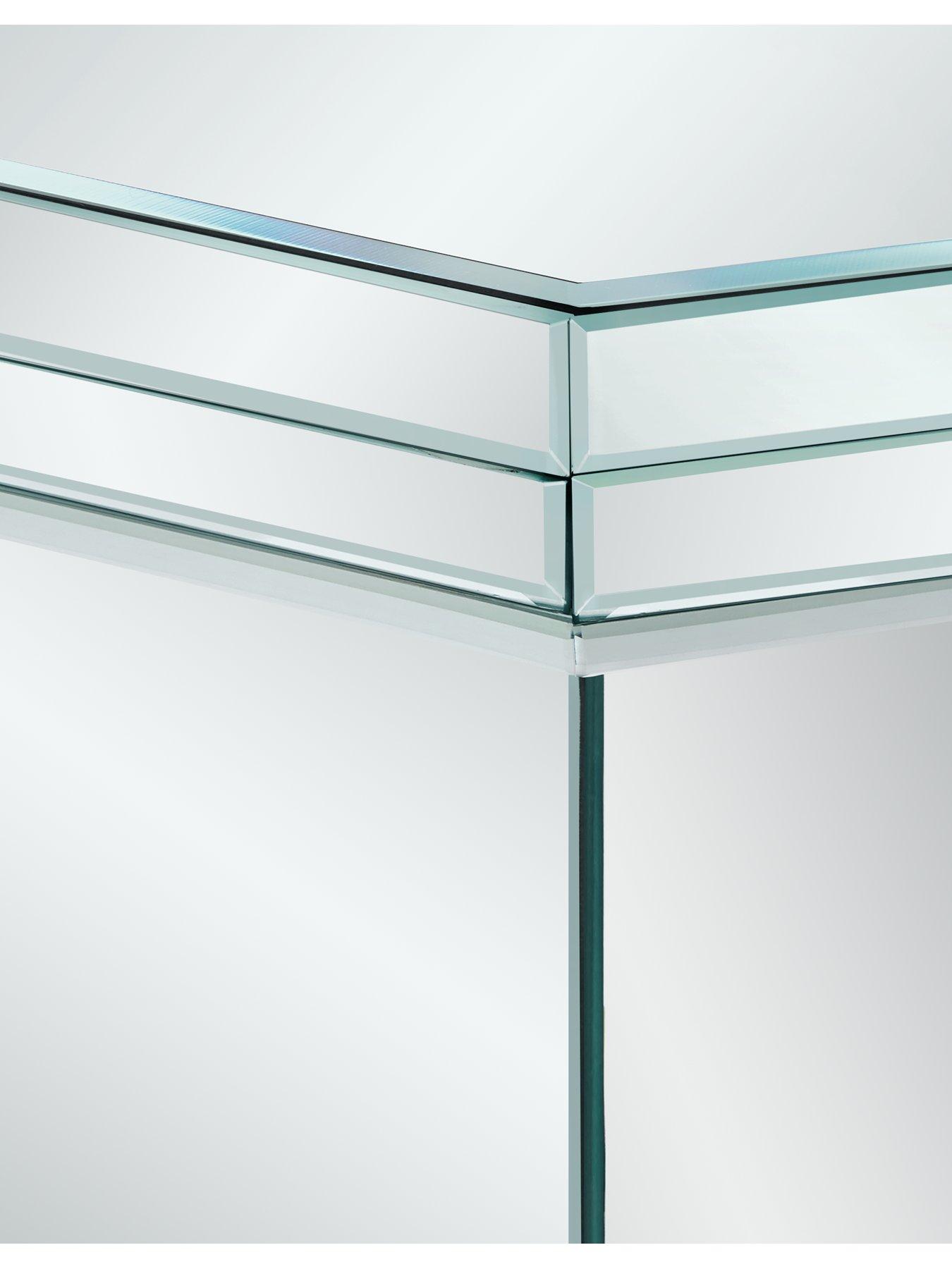 Image 6 of 7 of The Very Collection Plinth Ready Assembled Mirrored&nbsp;Console Table&nbsp;- FSC&reg; Certified