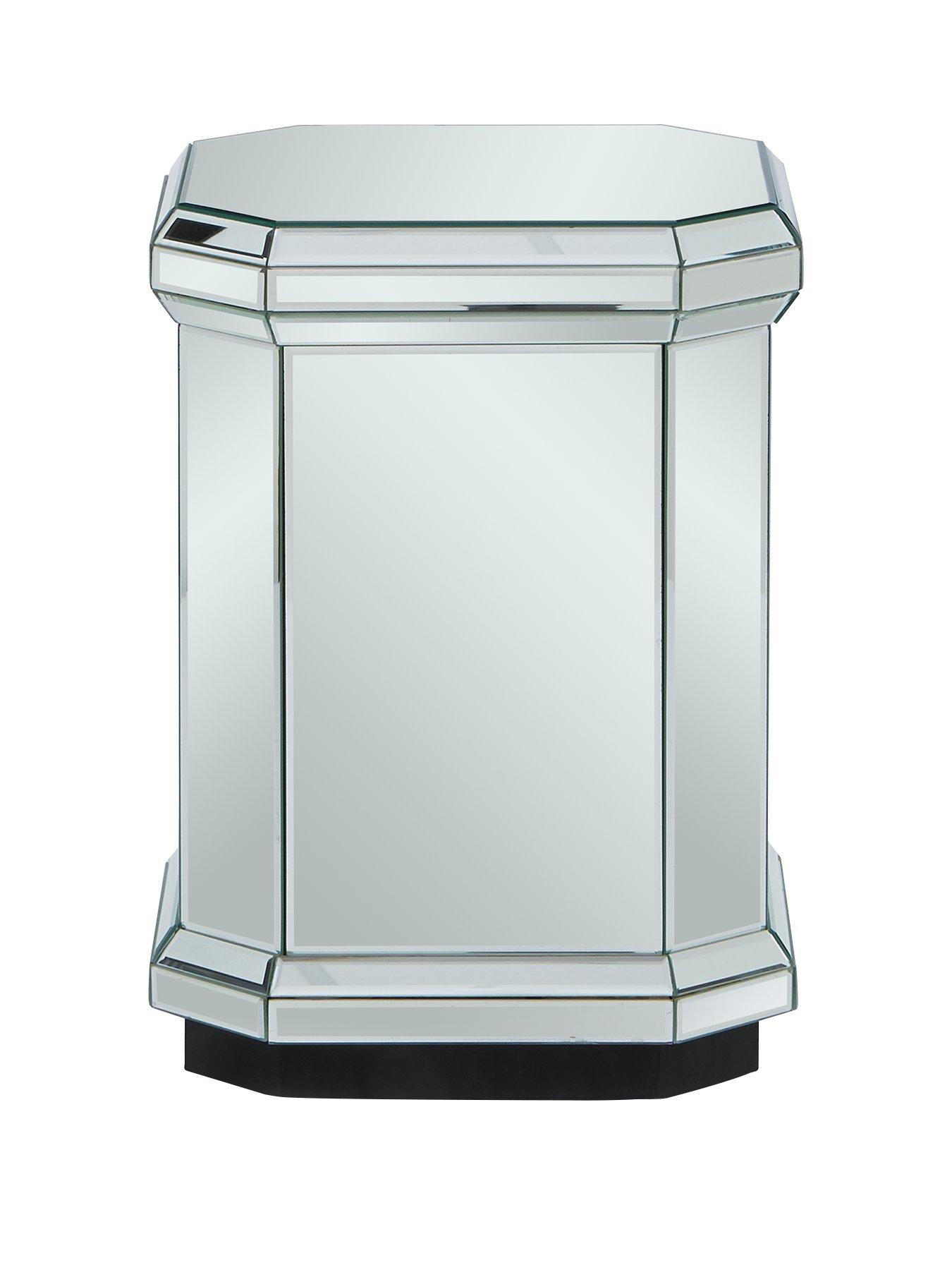 Image 2 of 6 of The Very Collection Plinth Ready Assembled Mirrored&nbsp;Lamp Table&nbsp;- FSC&reg; Certified