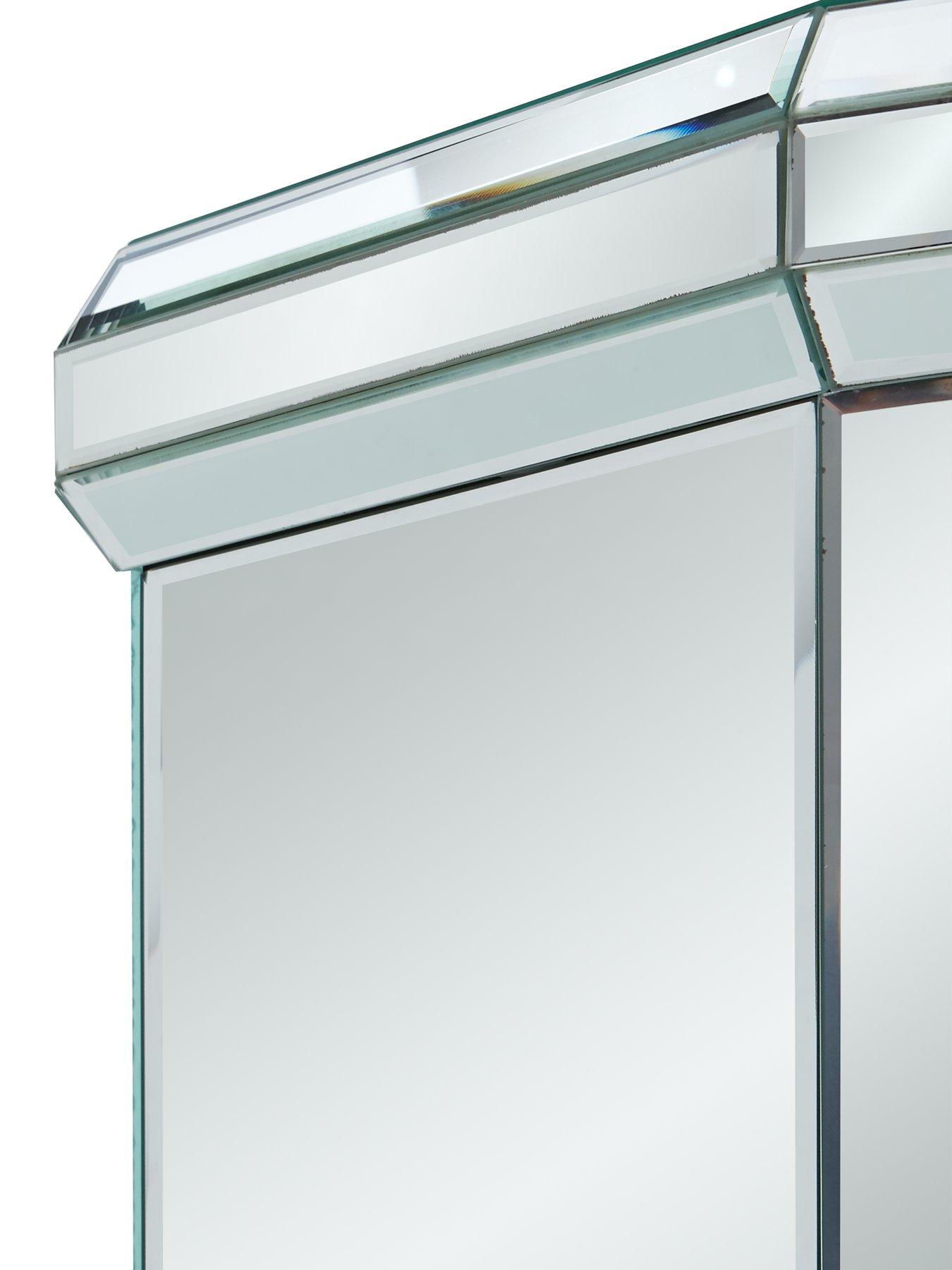 Image 4 of 6 of The Very Collection Plinth Ready Assembled Mirrored&nbsp;Lamp Table&nbsp;- FSC&reg; Certified