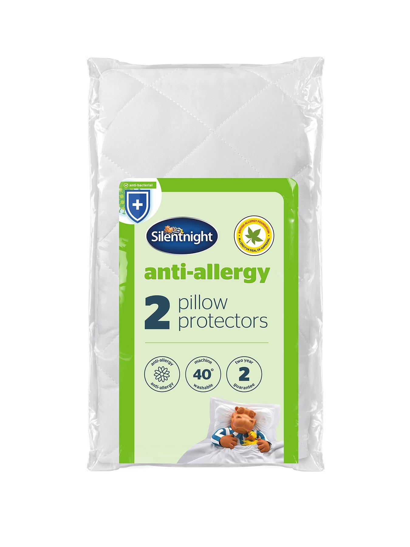 Image 1 of 7 of Silentnight Anti&nbsp;Allergy, Anti Bacterial Pillow Protectors (Pair)