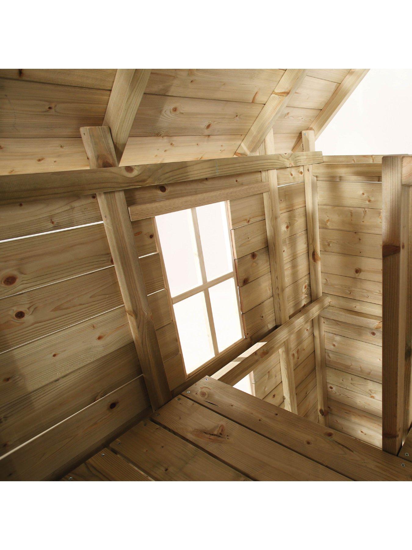 Image 3 of 6 of TP Skye Wooden Playhouse &amp; Slide