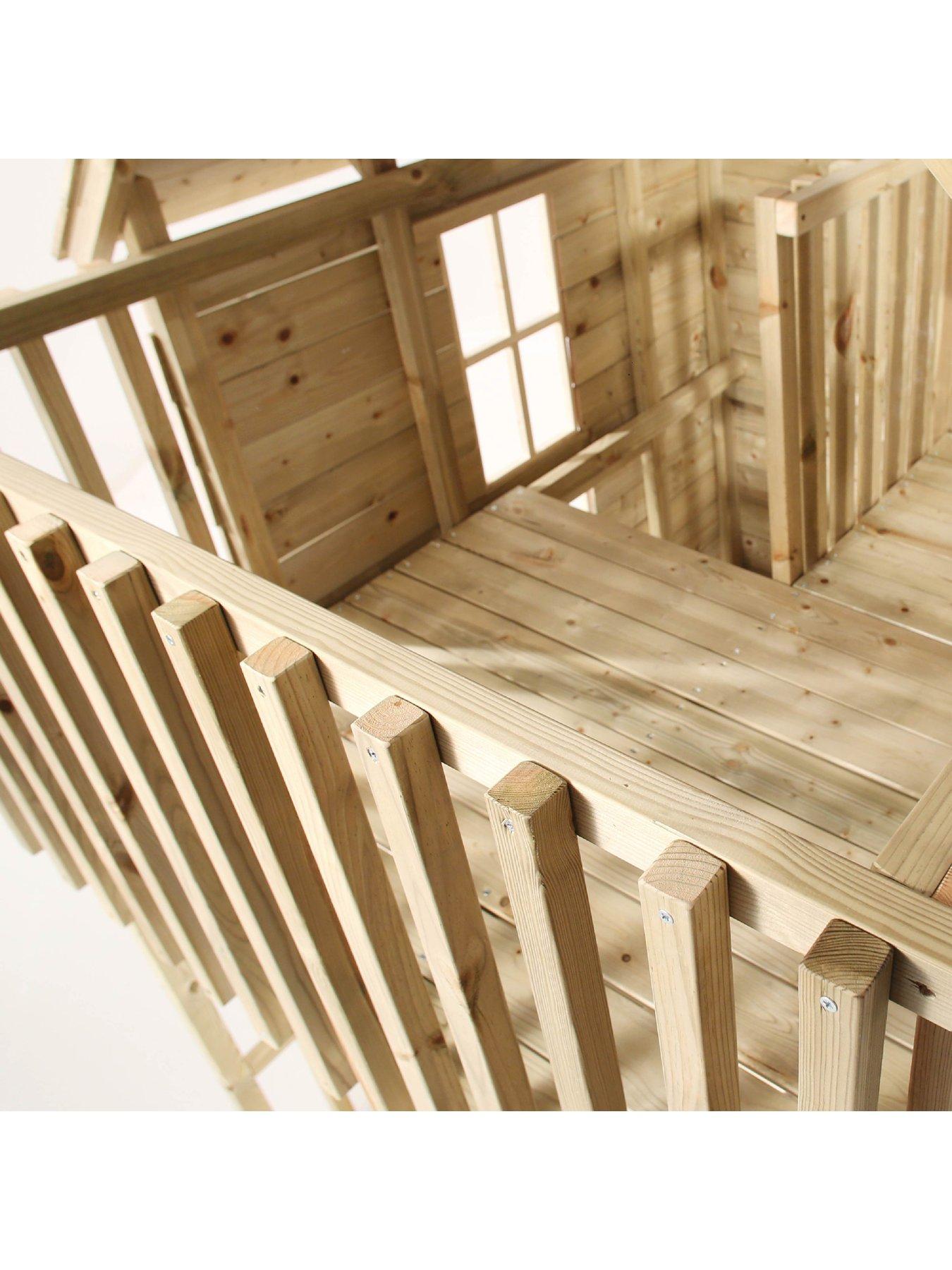 Image 4 of 6 of TP Skye Wooden Playhouse &amp; Slide