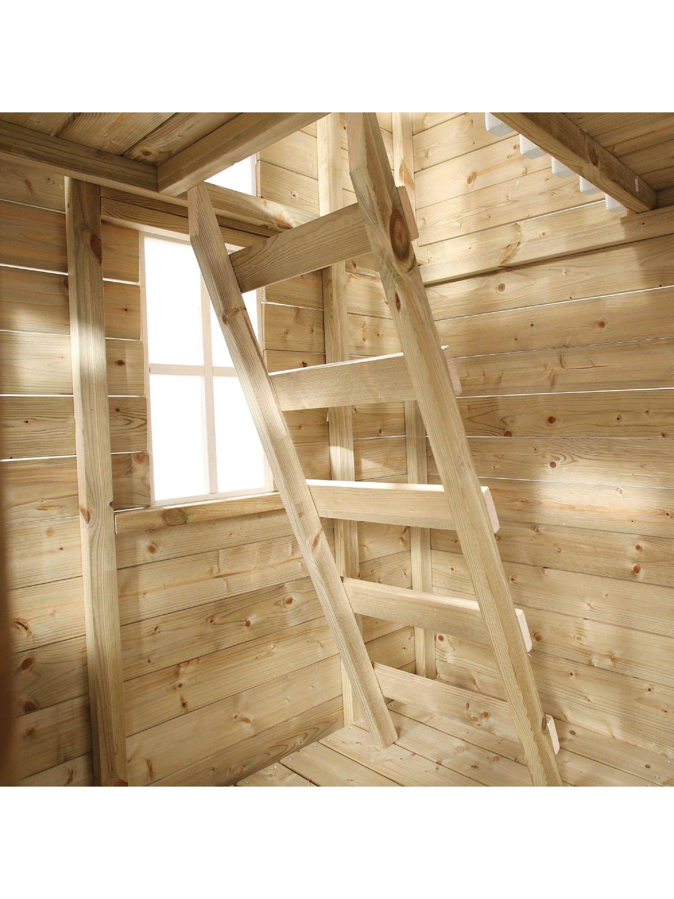 Image 5 of 6 of TP Skye Wooden Playhouse &amp; Slide