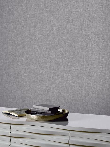 arthouse-linen-texture-wallpaper-mid-grey