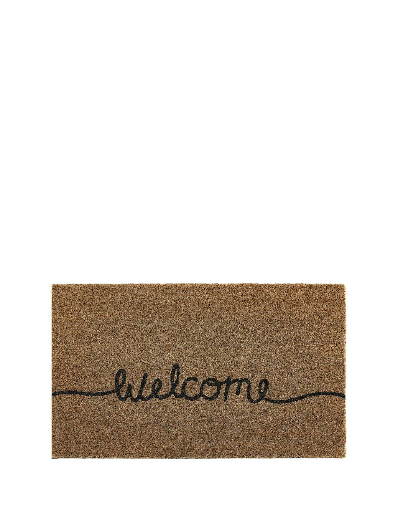 Image 1 of 2 of My Mat Welcome Coir Doormat - Natural