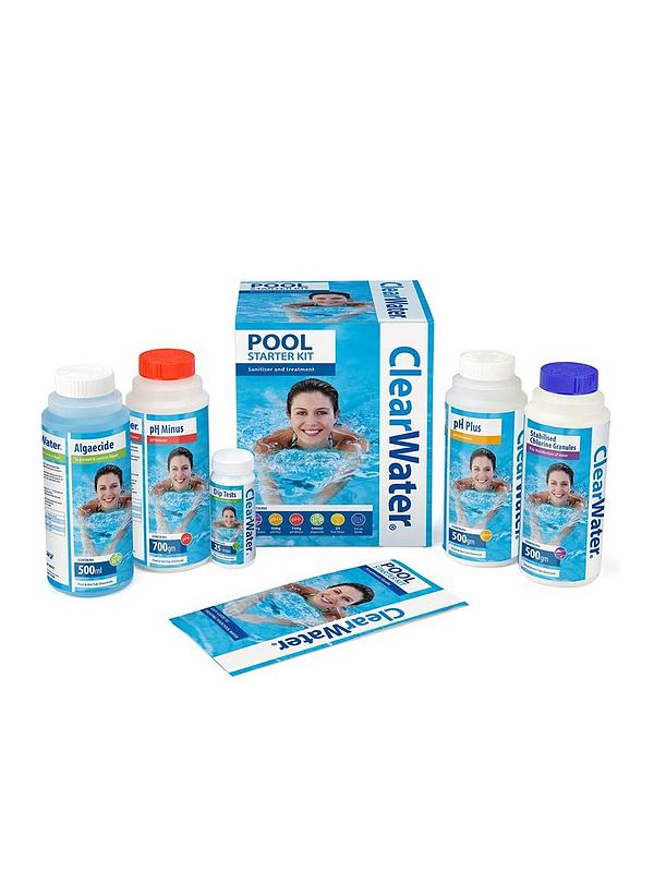 Bestway Bestway Clearwater Chemicals Swimming Pool Spa Hot Tub Chlorine Starter Kits 