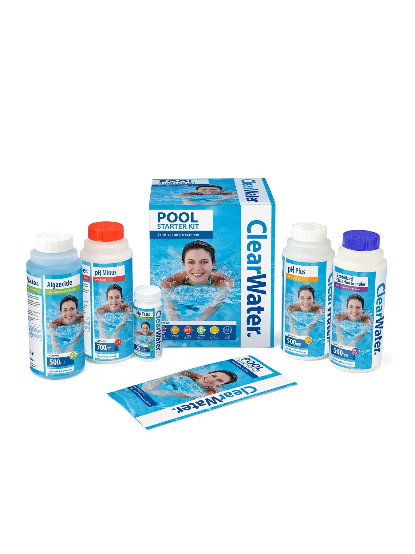 Image 1 of 4 of Clearwater Pool Water Treatment Starter Kit