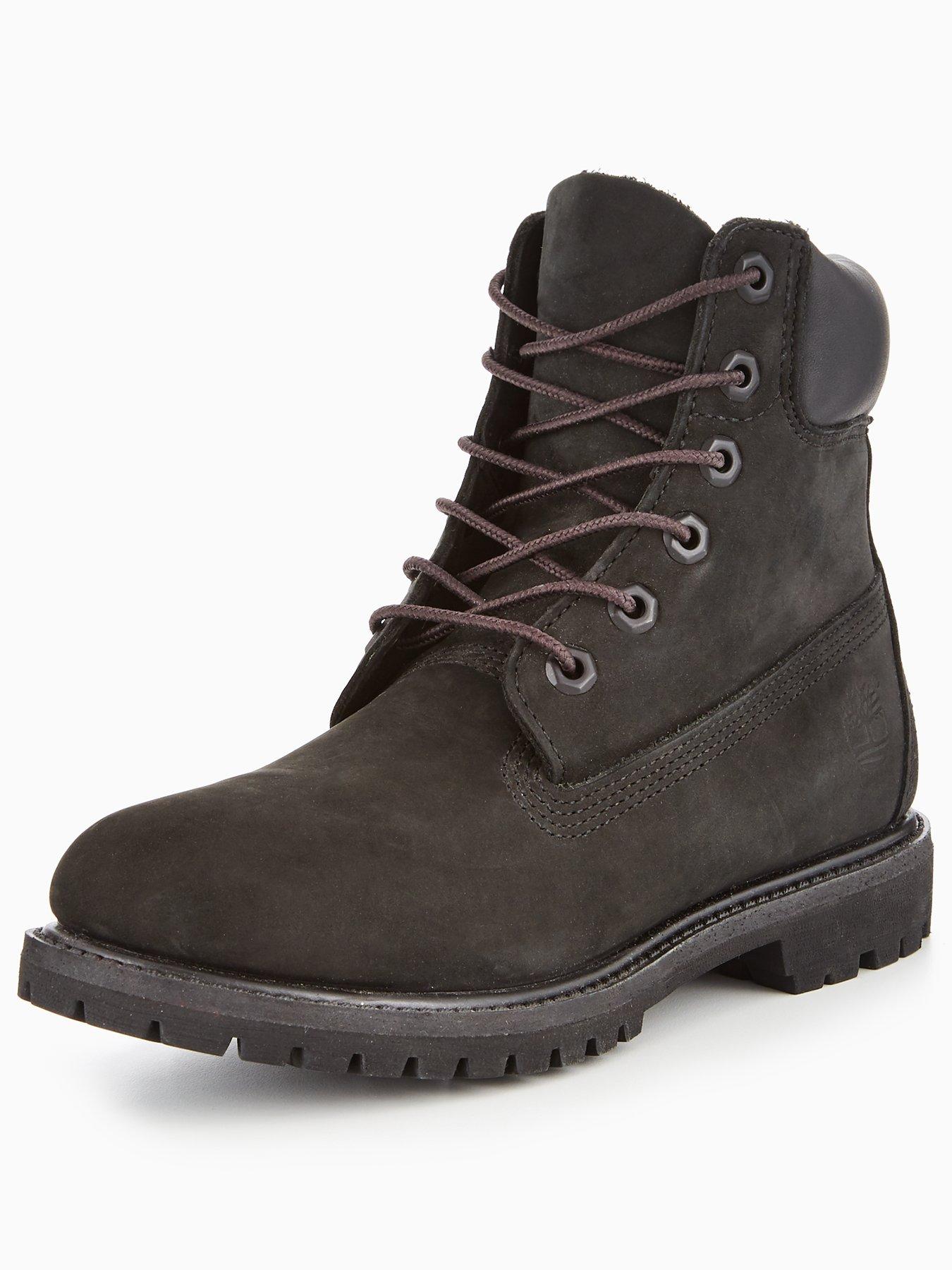 Image 1 of 5 of Timberland Timberland Premium 6 In Lace Waterproof Boot - Black
