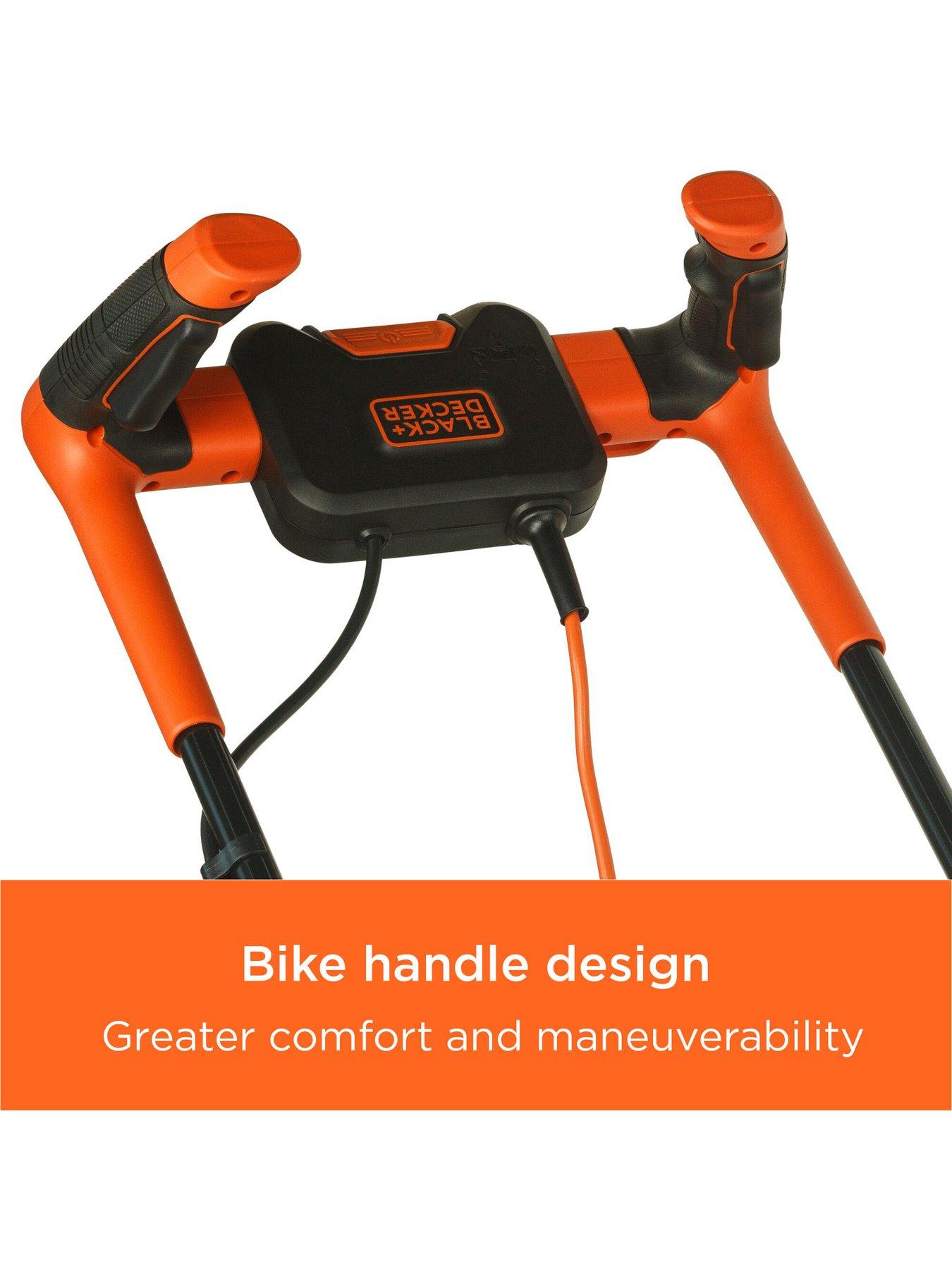 Image 4 of 6 of Black & Decker 1600-watt&nbsp;38cm Lawnmower with Bike Handle Controls