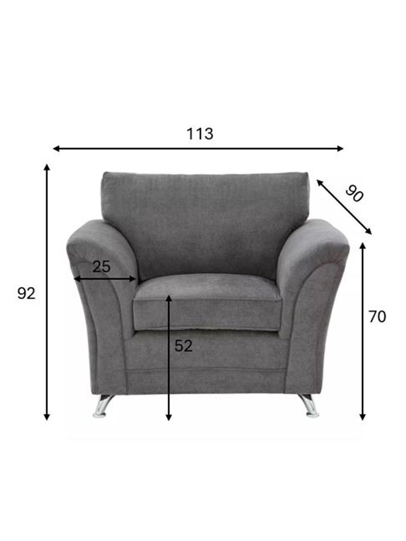 Image 6 of 6 of Very Home Dury Fabric Armchair&nbsp;- FSC&reg; Certified