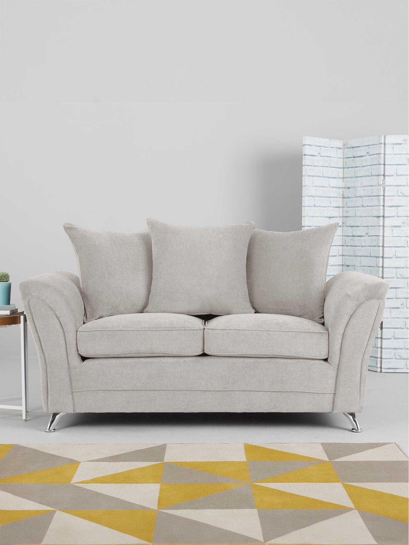 undefined Dury Fabric 2 Seater Scatter Back Sofa - FSC® Certified
