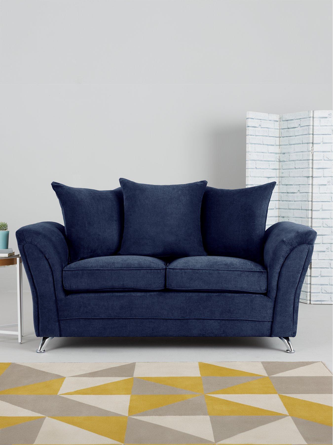 Image of Very Home Dury Fabric 2 Seater Scatter Back Sofa - FSC® Certified