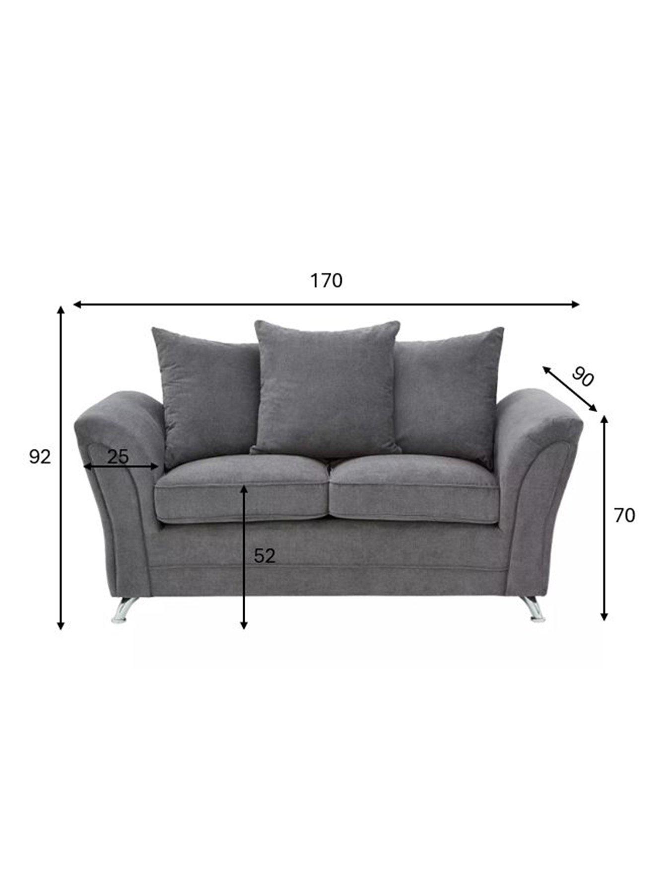 Image 6 of 6 of The Very Collection Dury Fabric 2 Seater Scatter Back Sofa&nbsp;- FSC&reg; Certified