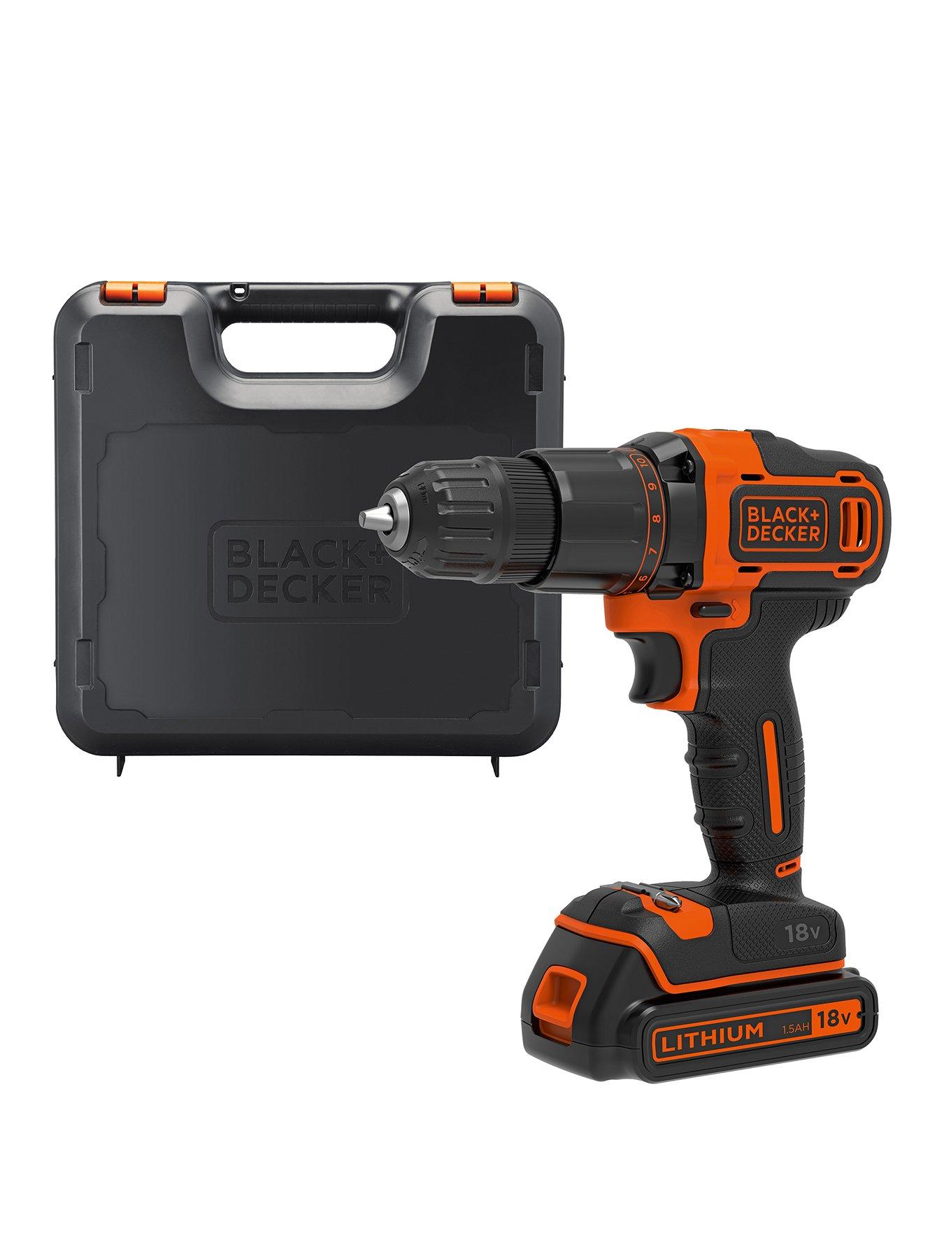 black-decker-18v-lithium-ion-2-gear-hammer-drill-with-kit-boxfront