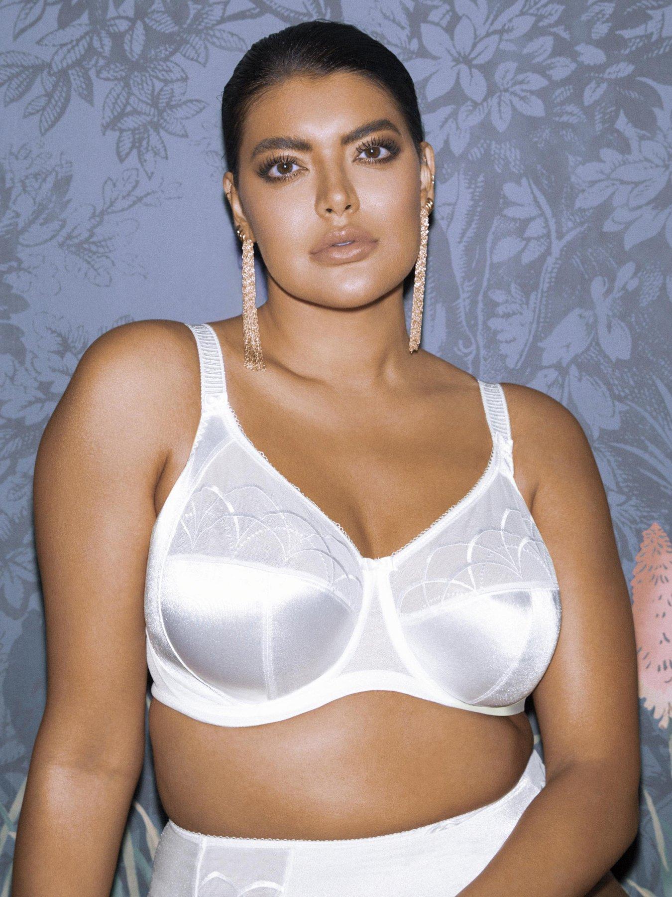undefined Elomi Cate Underwired Full Cup Banded Bra - White