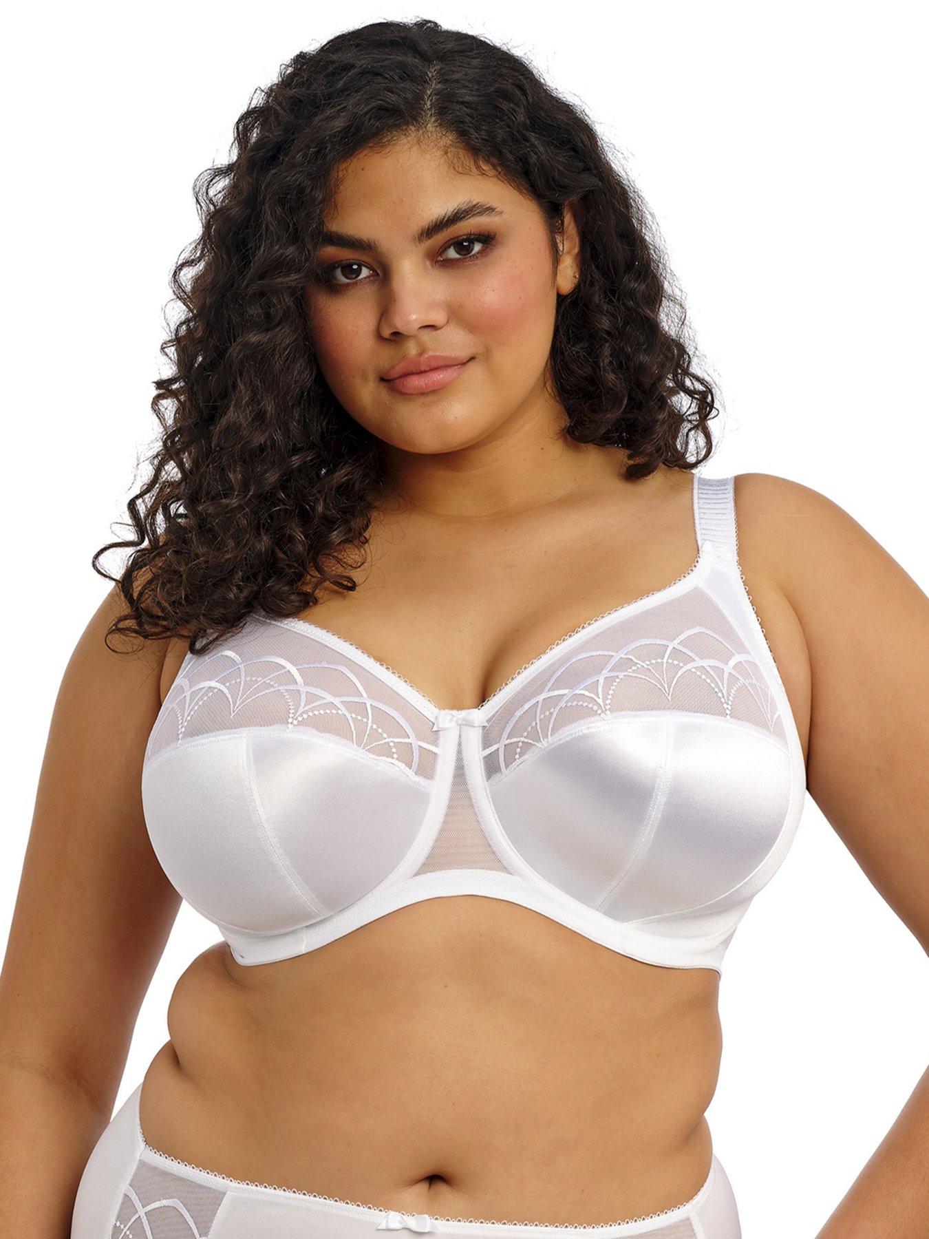 Image 3 of 4 of Elomi Elomi Cate Underwired Full Cup Banded Bra - White