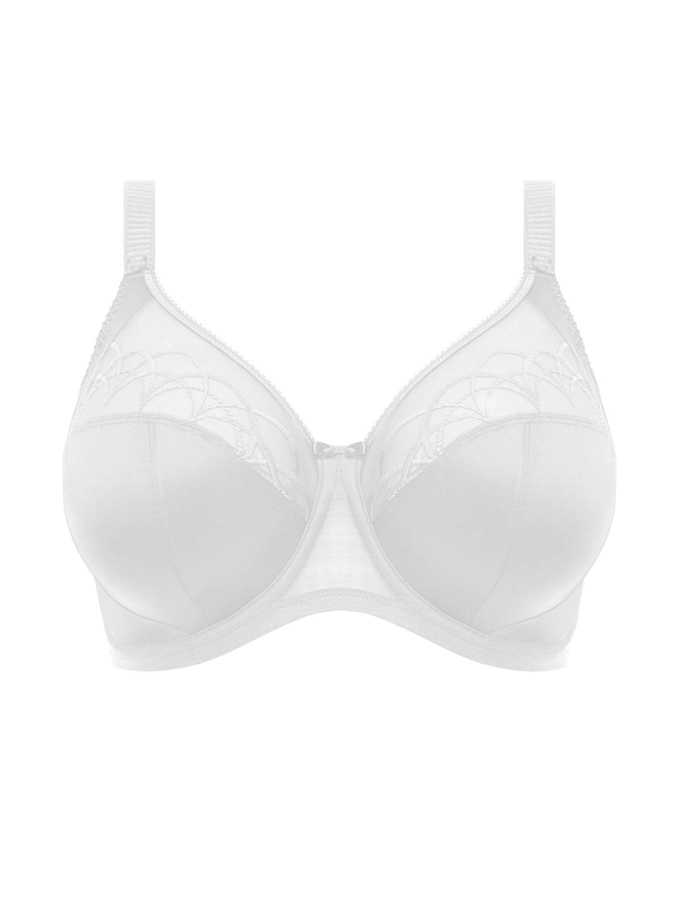 Image 4 of 4 of Elomi Elomi Cate Underwired Full Cup Banded Bra - White