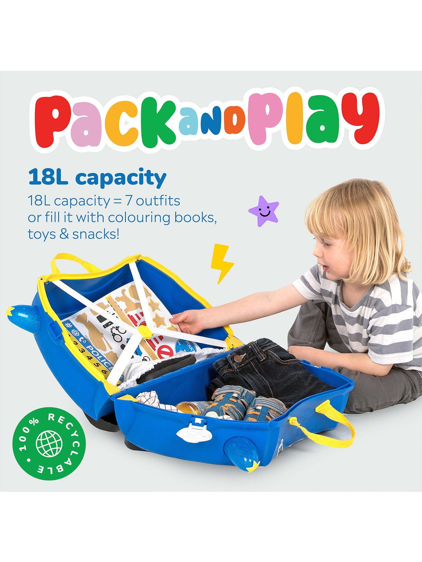 Image 7 of 8 of trunki Trunki Ride-On Suitcase - Percy The Policecar