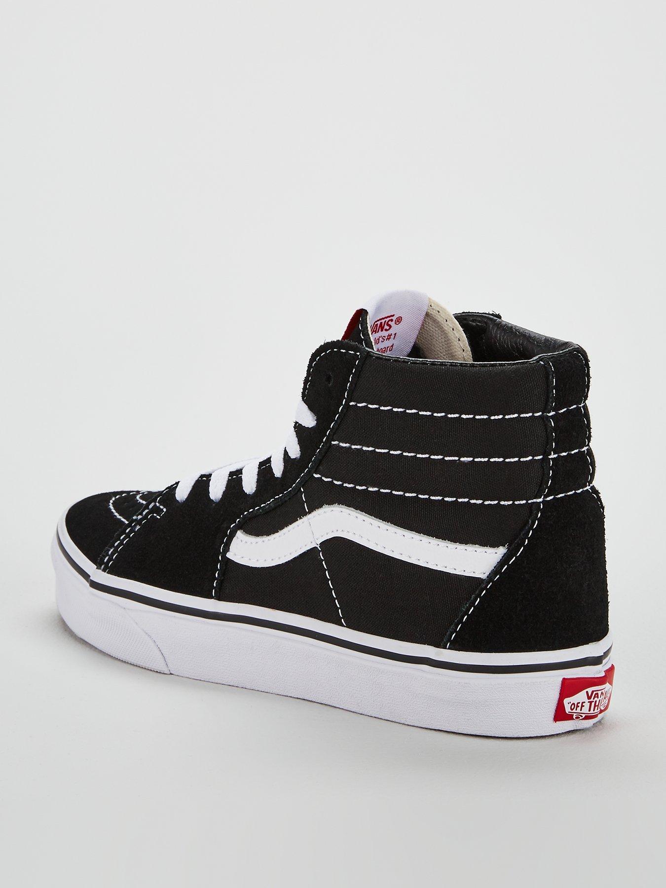 vans-sk8-hi-nbspchildrens-unisex-hi-top-trainers-blackwhitestillFront